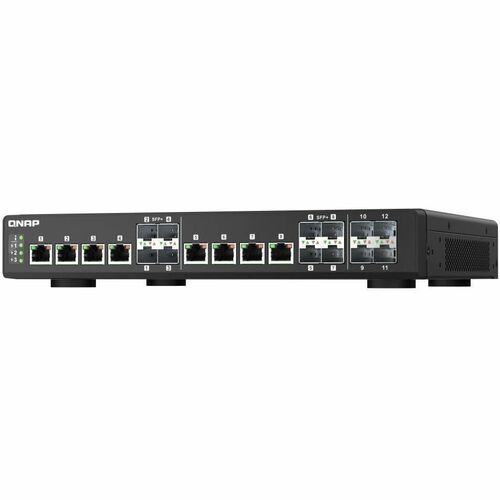 QNAP QSW-IM1200-8C-US Ethernet Switch - 8 Ports - Manageable - 10 Gigabit Ethernet - 10GBase-T, 10GBase-X - 2 Layer Supported - Twisted Pair, Optical Fiber - Rack-mountable QSW-IM1200-8C-US - Image 2