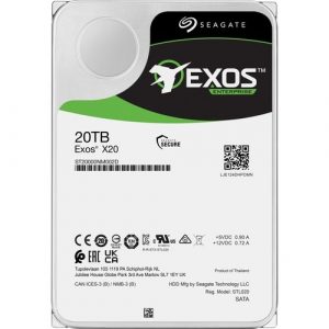 SEAGATE EXOS X20 512E/4KN SAS 12GBS 20TB 7200RPM 256MB ENT HDD ST20000NM002D - ST20000NM002D