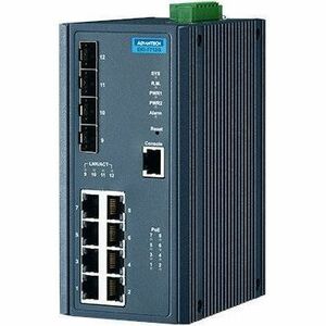 8GE POE+4G SFP MANAGED ETHERNET SWITCH - EKI-7712G-4FPI-AU