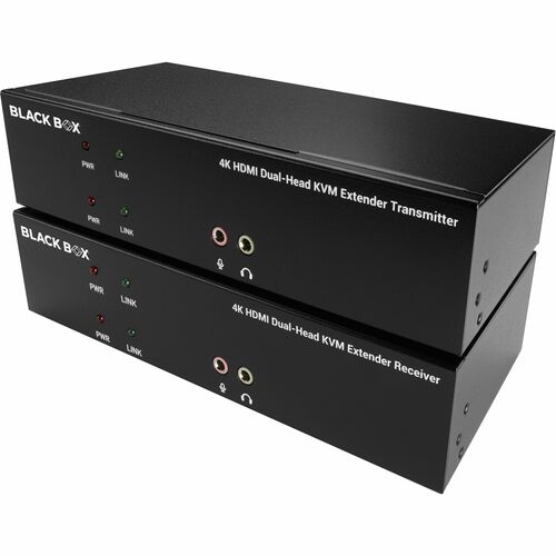 Black Box KVX HDMI Extender - 5 x USB - 2 x HDMI - 328.08 ft Extended Range - Metal Chassis KVXLCH-200 - KVXLCH-200 - Image 4