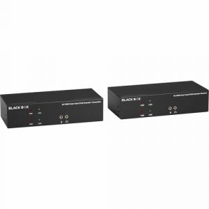 Black Box KVX HDMI Extender - 5 x USB - 2 x HDMI - 328.08 ft Extended Range - Metal Chassis KVXLCH-200 - KVXLCH-200