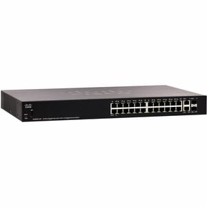Cisco SG250X-24P 24PRT GB POE SMART SWITCH W/ 10GU PLINKS REMAN SG250X-24P-K9BR-RF