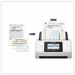 Epson DS-790WN Cordless Large Format ADF Scanner - 600 dpi Optical - 32-bit Color - 24-bit Grayscale - 45 ppm (Mono) - 45 ppm (Color) - PC Free - B11B265201 - Image 11