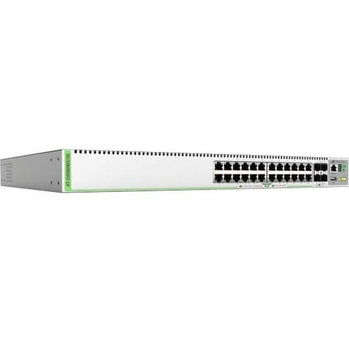 L3 STACKABLE SWITCH 24X 10/100/1000-T 4X SFP+ PORTS - AT-GS980MX/28-10