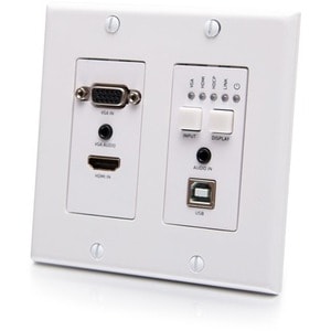 C2G HDMI HDBASET + VGA 3.5MM USB-B TO A - TX TO RX - C2G31012 - Image 3