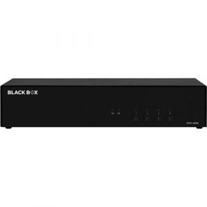 Black Box Secure NIAP 4.0 Certified KVM Switch - DisplayPort - 2 Computer(s) - 4 Local User(s) - 4K - 3840 x 2160 - 6 x USB - - KVS4-2004V
