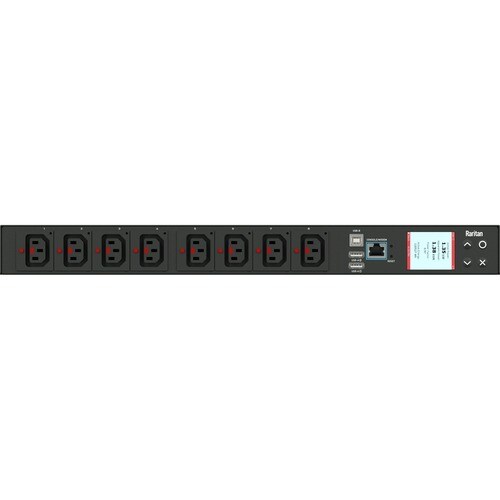 Raritan PX3-5190CXR-E2 (8) IEC320 C13 Locking PDU - IEC 60320 C20 (2P3W) - 8 x IEC 60320 C13 - 230 V - Network (RJ-45) PX3-5190CXR-E2 - PX3-5190CXR-E2 - Image 2