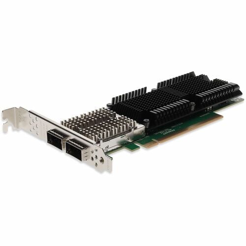 Addon INDUSTRY STD 100GBS 2X QSFP28 PCIE x16 NICw/PXE boot ADD-PCIE4-2QSFP28