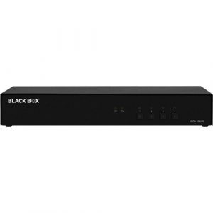 Black Box Secure KVM Switch - FlexPort HDMI/DisplayPort - 4 Computer(s) - 1 Local User(s) - 3840 x 2160 - 6 x USB - HDMI - DisplayPort - - KVS4-1004HV