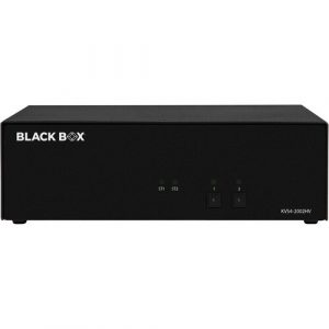 Black Box Secure KVM Switch - FlexPort HDMI/DisplayPort - 2 Computer(s) - 1 Local User(s) - 3840 x 2160 - 4 x USB - HDMI - DisplayPort - - KVS4-2002HV