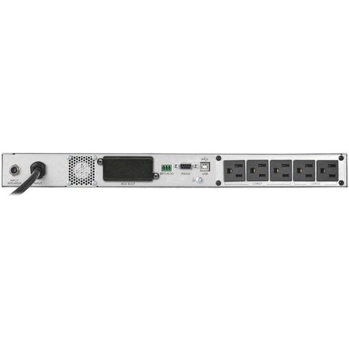 Eaton Tripp Lite Series 120V 1440VA 1440W Double-Conversion Smart Online UPS - 5 Outlets, Card Slot, LCD, USB, DB9, 1U Rack - 1U Rack-mountable - 3 Minute Stand-by - SU1500LCD1U - Image 3