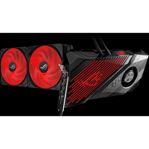 Asus ROG AMD Radeon RX 6900 XT Graphic Card - 16 GB GDDR6 - 7680 x 4320 - 2.13 GHz Game Clock - 2.37 GHz Boost Clock - - ROG-STRIX-LC-RX6900XT-O16G-GAMING - Image 16