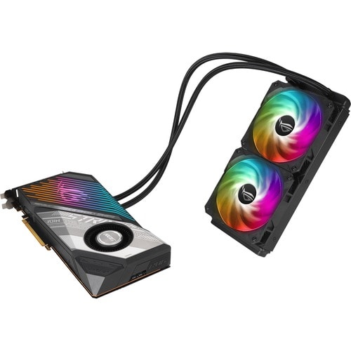 Asus ROG AMD Radeon RX 6900 XT Graphic Card - 16 GB GDDR6 - 7680 x 4320 - 2.13 GHz Game Clock - 2.37 GHz Boost Clock - - ROG-STRIX-LC-RX6900XT-O16G-GAMING - Image 5