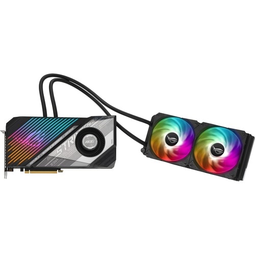 Asus ROG AMD Radeon RX 6900 XT Graphic Card - 16 GB GDDR6 - 7680 x 4320 - 2.13 GHz Game Clock - 2.37 GHz Boost Clock - - ROG-STRIX-LC-RX6900XT-O16G-GAMING
