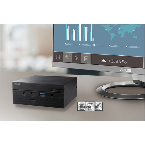 Asus PN62S-SYS715PXFD Desktop Computer - Intel Core i7 10th Gen i7-10710U - 16 GB - 512 GB SSD - Mini PC - Black - Intel Chip - Intel - PN62S-SYS715PXFD - Image 18