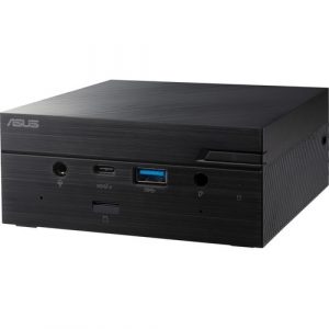 Asus PN62S-SYS715PXFD Desktop Computer - Intel Core i7 10th Gen i7-10710U - 16 GB - 512 GB SSD - Mini PC - Black - Intel Chip - Intel - PN62S-SYS715PXFD