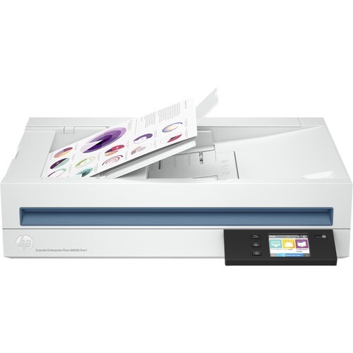 HP Scanjet Enterprise Flow N6600 fnw1 Flatbed/ADF Scanner - 1200 dpi Optical - 48-bit Color - 8-bit Grayscale - 50 ppm (Mono) - 50 ppm (Color) - Duplex - 20G08A#BGJ - Image 10