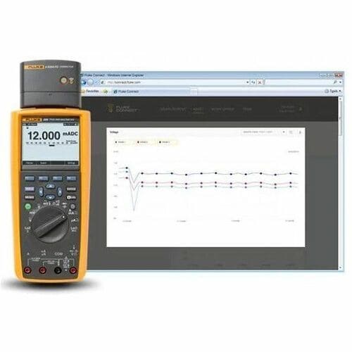 Fluke 289 True-RMS Industrial Logging Multimeter - 1000 V, 10 A AC - 1000 V, 10 A DC - Backlight, Adjustable Recording FLUKE-289 - FLUKE-289 - Image 3
