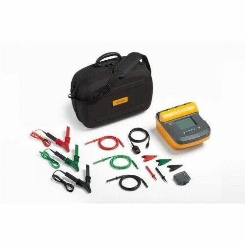 Fluke 10KV INSULATION TESTER MAIN UNIT TESTLEAD LINECORD HEAVY DUTY A FLUKE-1555 - Image 2