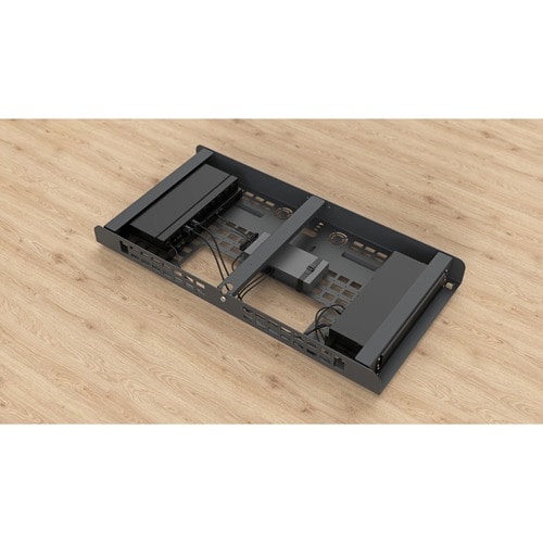 AV CREDENZA 4U-BLACK GREY - H735-BG - Image 11