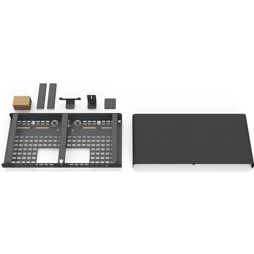 AV CREDENZA 4U-BLACK GREY - H735-BG - Image 3
