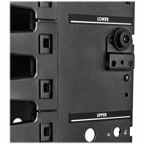 Eaton Tripp Lite Series High-Capacity Vertical Cable Manager - Deep Double Finger Duct with Cover, Double Sided, 12 in. Wide, Black, 7 ft. (2.2 m) - Finger Duct - SRCABLEVRT12HD2 - Image 11