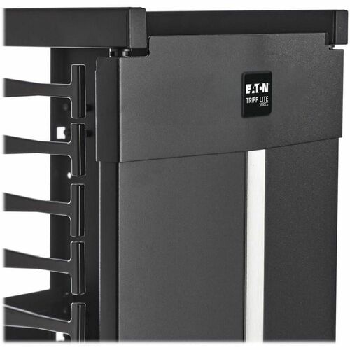 Eaton Tripp Lite Series High-Capacity Vertical Cable Manager - Deep Double Finger Duct with Cover, Double Sided, 12 in. Wide, Black, 7 ft. (2.2 m) - Finger Duct - SRCABLEVRT12HD2 - Image 12