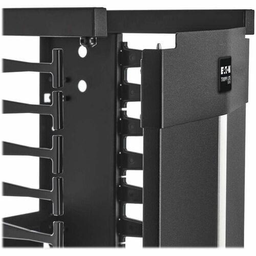 Eaton Tripp Lite Series High-Capacity Vertical Cable Manager - Deep Double Finger Duct with Cover, Double Sided, 12 in. Wide, Black, 7 ft. (2.2 m) - Finger Duct - SRCABLEVRT12HD2 - Image 13