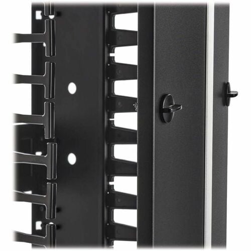 Eaton Tripp Lite Series High-Capacity Vertical Cable Manager - Deep Double Finger Duct with Cover, Double Sided, 12 in. Wide, Black, 7 ft. (2.2 m) - Finger Duct - SRCABLEVRT12HD2 - Image 15