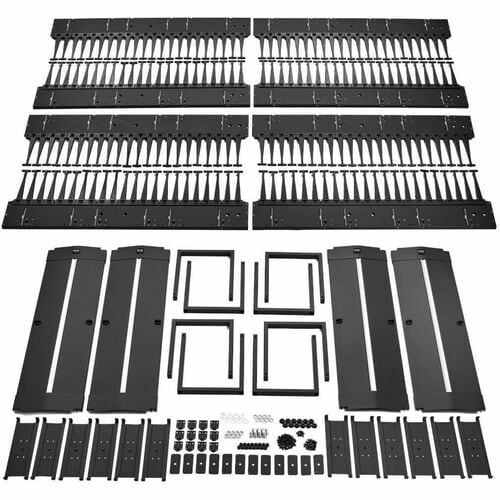 Eaton Tripp Lite Series High-Capacity Vertical Cable Manager - Deep Double Finger Duct with Cover, Double Sided, 12 in. Wide, Black, 7 ft. (2.2 m) - Finger Duct - SRCABLEVRT12HD2 - Image 16
