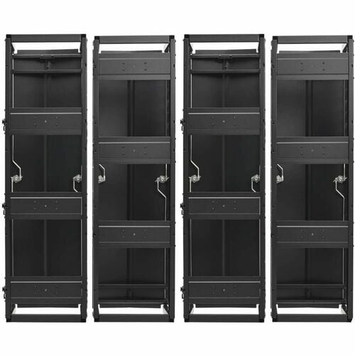 Eaton Tripp Lite Series High-Capacity Vertical Cable Manager - Deep Double Finger Duct with Cover, Double Sided, 12 in. Wide, Black, 7 ft. (2.2 m) - Finger Duct - SRCABLEVRT12HD2 - Image 4