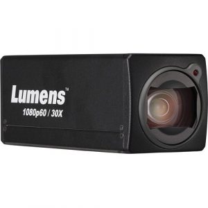 Lumens VC-BC601P 8.6 Megapixel Full HD Network Camera - Color - Box - Black - H.265 (HEVC), H.264, HEVC, H.265 - 1920 x 1080 - 4.60 mm- 135 - VC-BC601PB