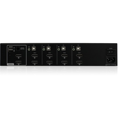 4-PORT DUAL VIEW SECURE KVM SWITCH W/DISPLAYPORT/HDMIAUDIO SUP - GCS1424TAA4-UN - Image 2