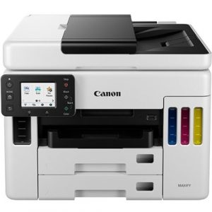 Canon MAXIFY GX7021 Wireless MegaTank Inkjet Multifunction Printer - Color - Copier/Fax/Printer/Scanner - 1200 x 600 dpi Print - Up to 45000 Pages Monthly - Color Flatbed Scanner - 4471C037