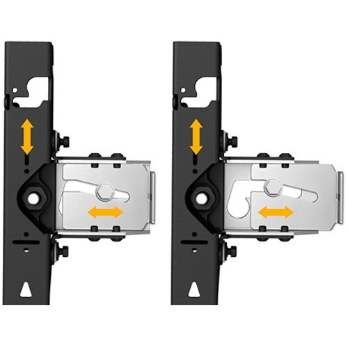 Chief TILD1X3IERF Wall Mount for Digital Signage Display, LED Display, Video Wall, Display Screen, Monitor - 3 Display(s) Supported - 24 lb Load Capacity TILD1X3IERF - TILD1X3IERF - Image 3