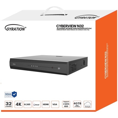 32 CHL POE+ NVR WITH 20/TB HDD 2 10TB HDD - CYBERVIEW N32-20TB - Image 6