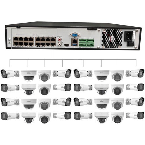 32 CHL POE+ NVR WITH 20/TB HDD 2 10TB HDD-TAA COMPLIANT - CYBERVIEW N32-TAA-20TB - Image 7