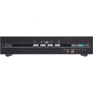 4-PORT USB DVI DUAL DISPLAY PP4.0 SECURE KVM W/ CAC SUPPORT - CS1144D4C