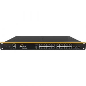 Pepwave SD Ethernet Switch - 24 Ports - Manageable - Gigabit Ethernet, 10 Gigabit Ethernet - 10/100/1000Base-T, 10GBase-X - 3 Layer Supported - Modular - 50 W Power - PSW-24-250W-RUG