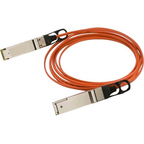 HPE 40G QSFP+ to QSFP+ 15m Active Optical Cable for HPE - 49.21 ft Fiber Optic Network Cable for Network Device - First End: 1 x QSFP+ Network - R9G04A
