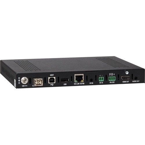 AMX DXLink 4K60 HDMI Fiber Receiver Module - 1 Output Device - 1804.46 ft Range - 1 x Network (RJ-45) - 2 x USB - 1 x HDMI - FG1010-565-01