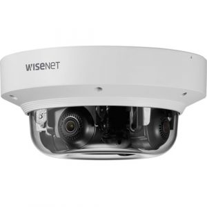 Wisenet PNM-9084QZ1 8 Megapixel Full HD Network Camera - Color - Dome - White - TAA Compliant - H.265, H.264, MJPEG, H.265M, H.265B, H.265H, H.264M, H.264B, H.264H - - PNM-9084QZ1