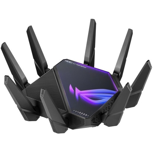 Asus ROG Rapture GT-AXE16000 Wi-Fi 6E IEEE 802.11ax Ethernet Wireless Router - Quad Band - 2.40 GHz ISM Band - 6 GHz UNII Band - 8 x Antenna(8 - GT-AXE16000 - Image 7