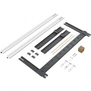 Heckler Design Floor/Wall Mount for Video Conference Equipment, Display, A/V Equipment, Camera - White - 1 Display(s) Supported - 65" to 98" Screen Support - 350 lb Load - H800-WT