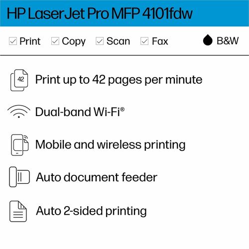 HP I LASERJET PRO MFP 4101FDW 2Z619F#BGJ - Image 13