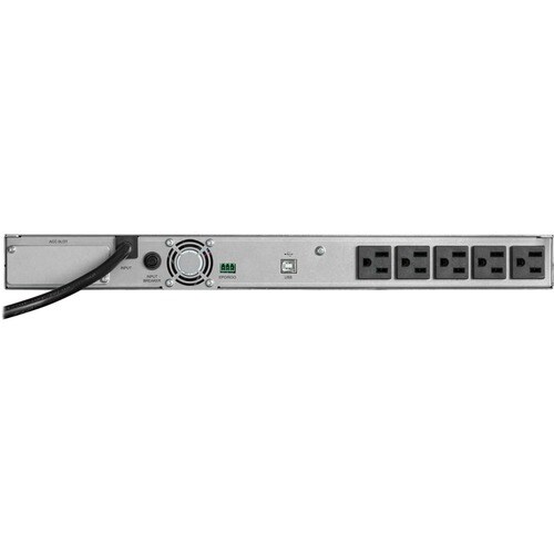 Eaton Tripp Lite Series SmartPro 1440VA 1100W Line-Interactive Sine Wave UPS, AVR, 120V, 5 Outlets, Network Card Option, LCD, USB, 1U Rack/Tower - 1U Rack/Tower - AVR - - SMC1500RT1U - Image 3