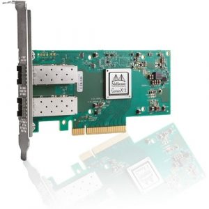NVIDIA ConnectX-5 EN 25Gigabit Ethernet Card - PCI Express 3.0 x8 - 25 Gbit/s Data Transfer Rate - 2 Port(s) - Optical Fiber - OCP 2.0 Bracket Height - MCX512A-ACUT