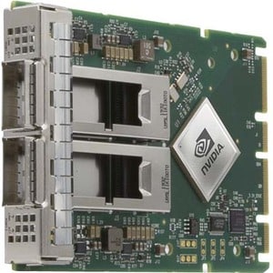NVIDIA ConnectX-6 DX 100Gigabit Ethernet Card - PCI Express 4.0 x16 - 2 Port(s) - Optical Fiber - OCP 3.0 Bracket Height - 100GBase-X - QSFP56 - Plug-in - MCX623436AN-CDAB