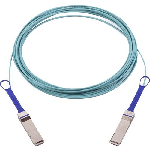 Mellanox Active Fiber Cable, ETH 100GbE, 100Gb/s, QSFP, LSZH, 15m - 49.21 ft Fiber Optic Network Cable for Network Device - 100 Gbit/s - LSZH MFA1A00-C015