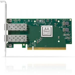 NVIDIA ConnectX-5 EN 25Gigabit Ethernet Card - PCI Express 3.0 x16 - 25 Gbit/s Data Transfer Rate - 2 Port(s) - Optical Fiber - OCP 2.0 Bracket Height - MCX512F-ACAT